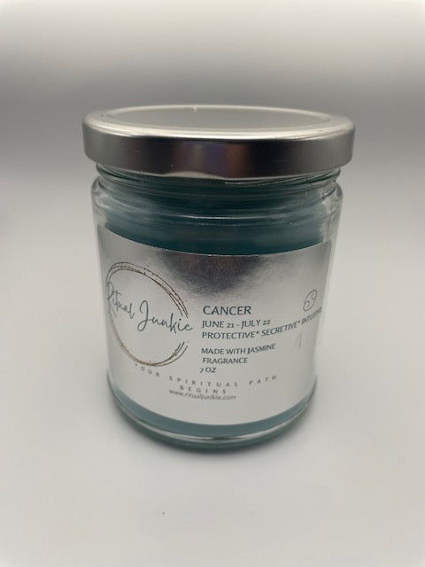 Cancer Healing Crystal Candle