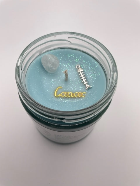 Cancer Healing Crystal Candle