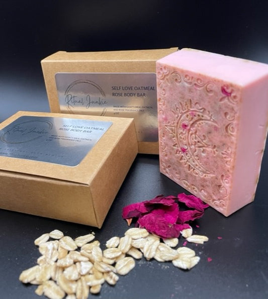 Self Love Oatmeal Rose Body Bar